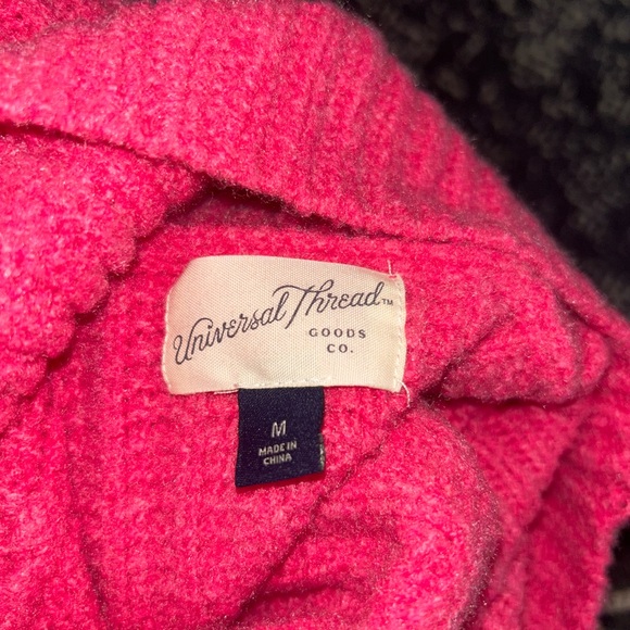 Universal Thread Pink Cowl Turtleneck Sweater - Picture 3 of 3